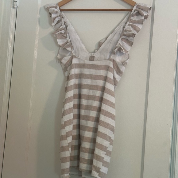 Sabo Striped Ruffle Button Dress - Picture 6 of 8